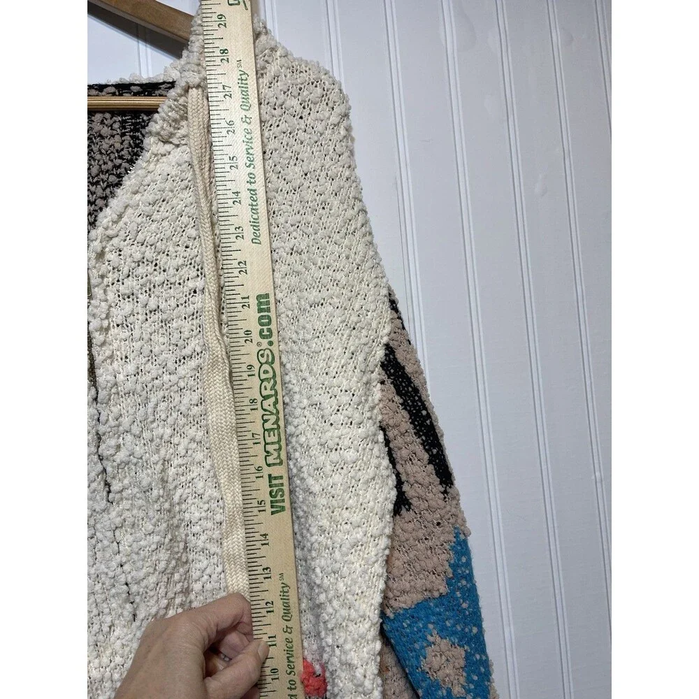 Beautiful Very Oversized size small POL Hooded sweater women Boho Stylish Color - Picture 6 of 7